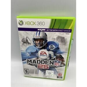 Madden NFL 25 (Microsoft Xbox 360, 2013) Complete In Box